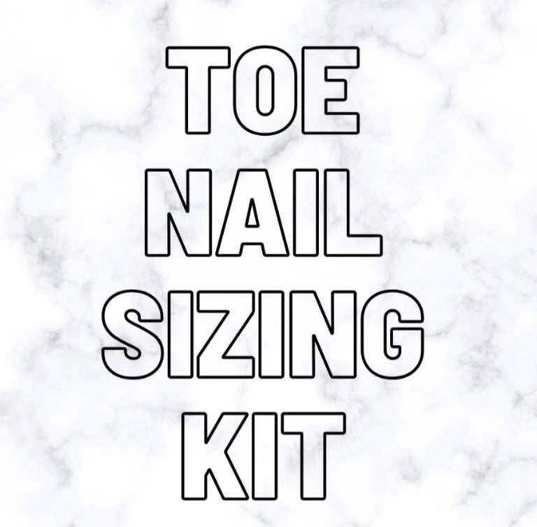 Toe nail sizing kit