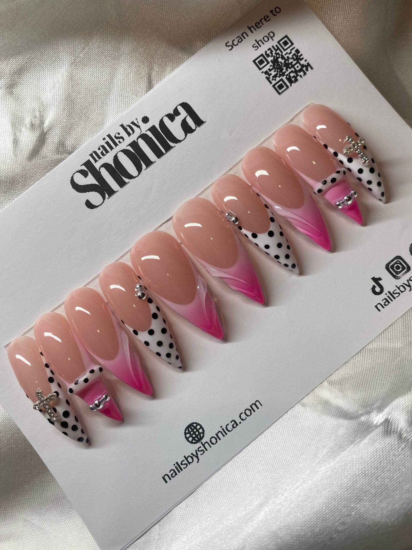Pink Polka Luxe