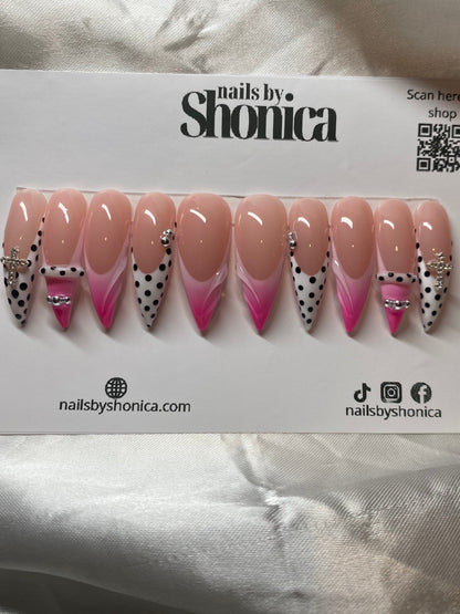 Pink Polka Luxe